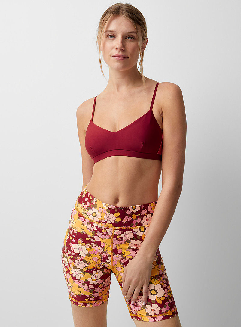 The Upside Patterned Yellow Bright flowers cycling short for error
