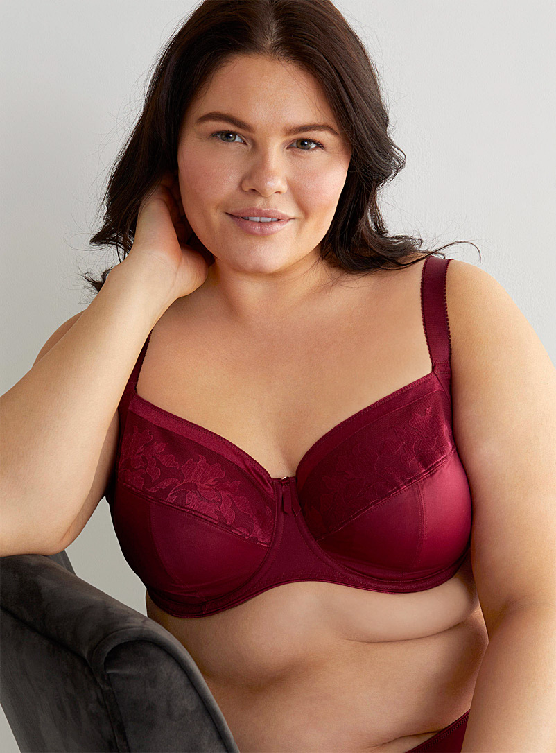 Fantasie Ruby Red Illusion full-coverage bra Plus size for women