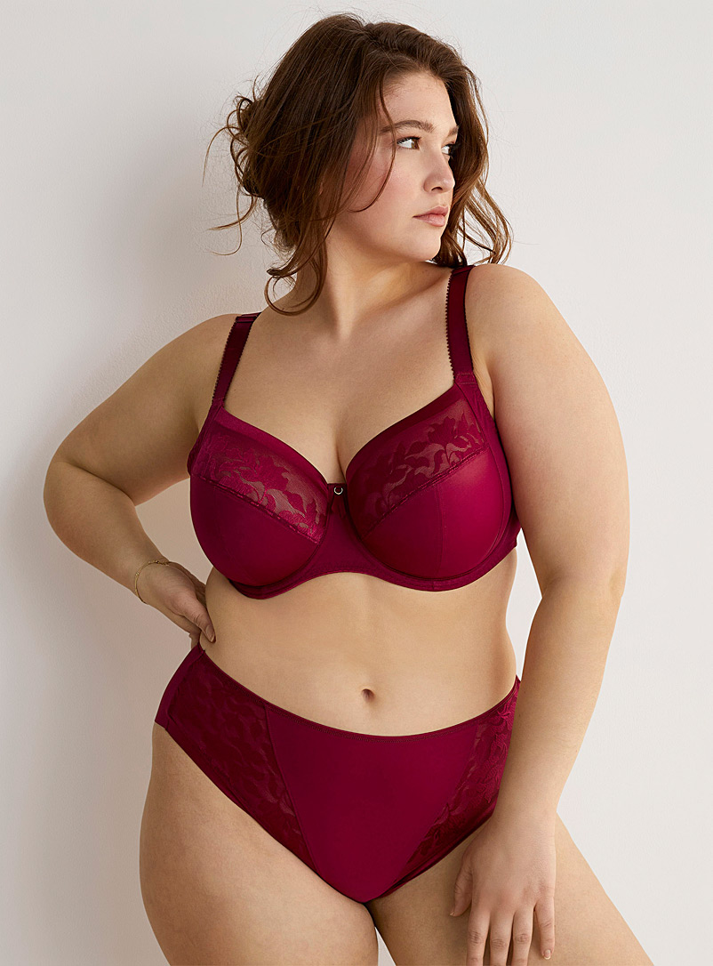 Fantasie Ruby Red Illusion bikini panty Plus size for women