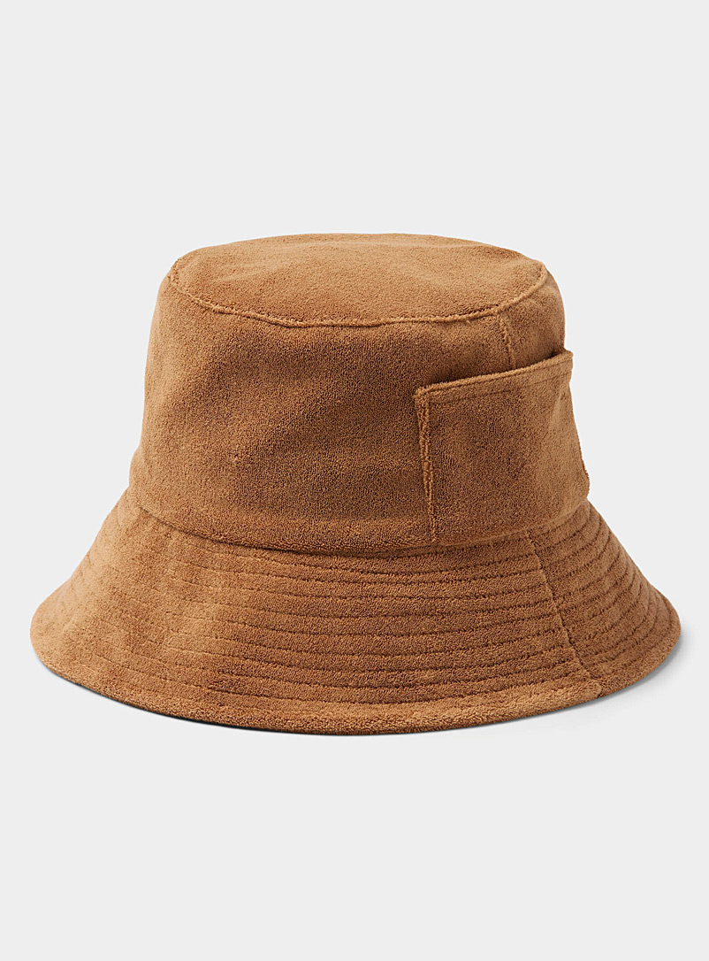 LACK OF COLOR Honey Wave terry bucket hat for women
