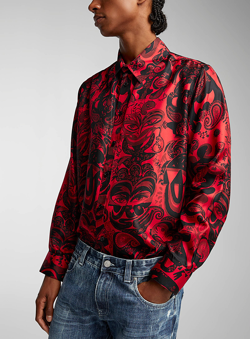 Martine Rose Red Creature red shirt for men