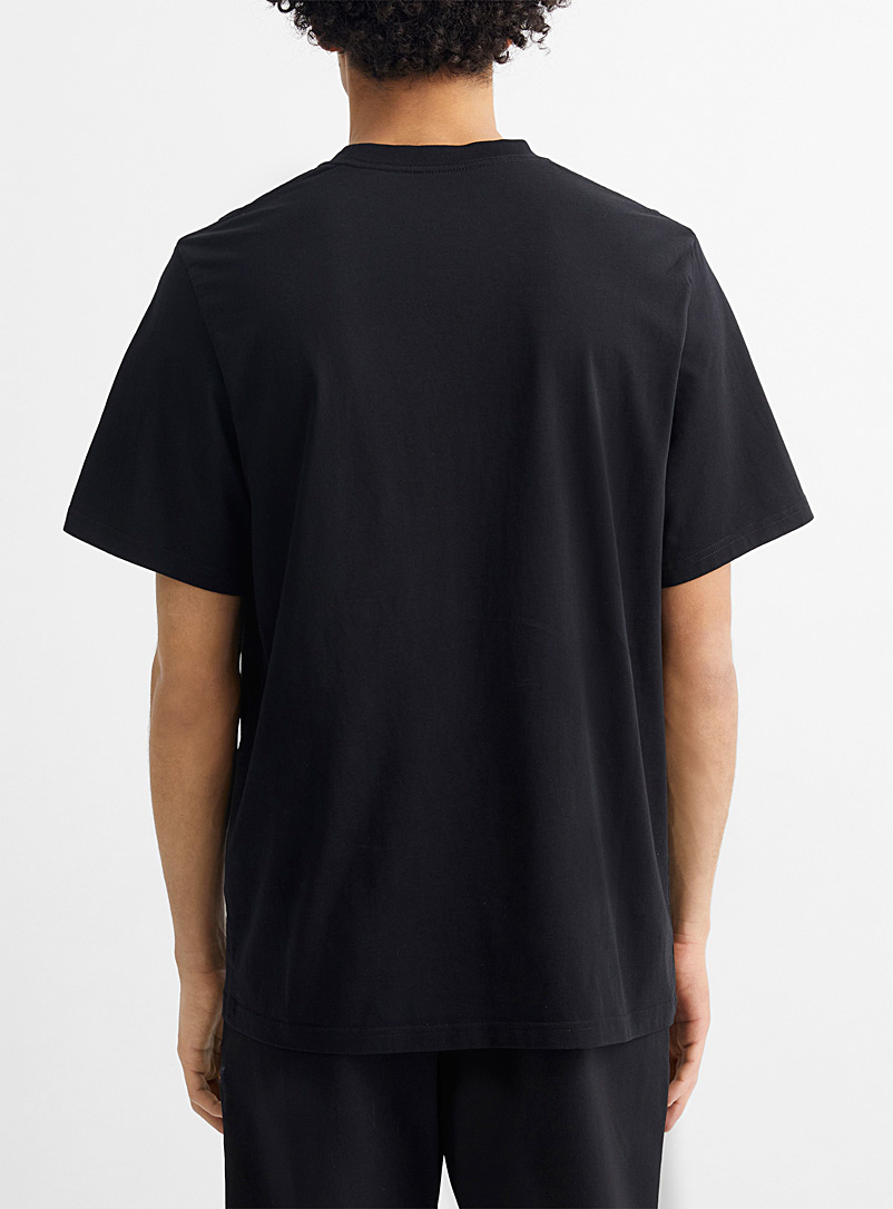 Martine Rose Black Souvenir signature classic T-shirt for men
