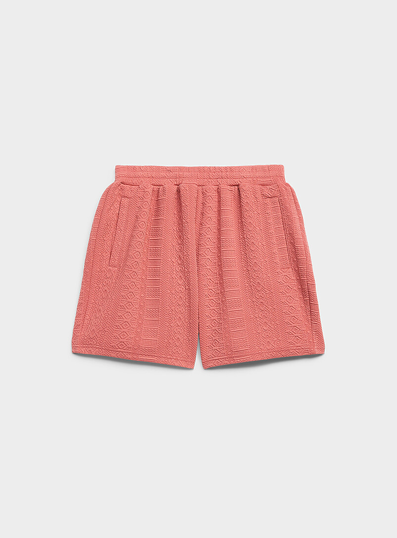 Embossed Geo Short Inseam: 7" (18 Cm)