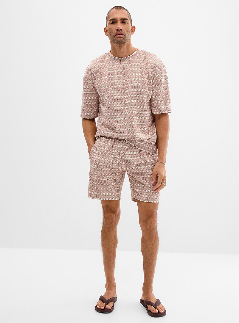 Two-tone jacquard short Inseam: 7" (18 cm) product image (primary)