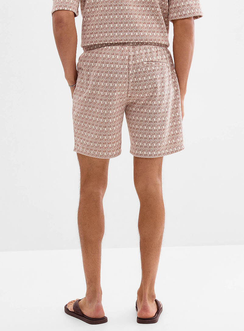 Two-tone jacquard short Inseam: 7" (18 cm) product image 3