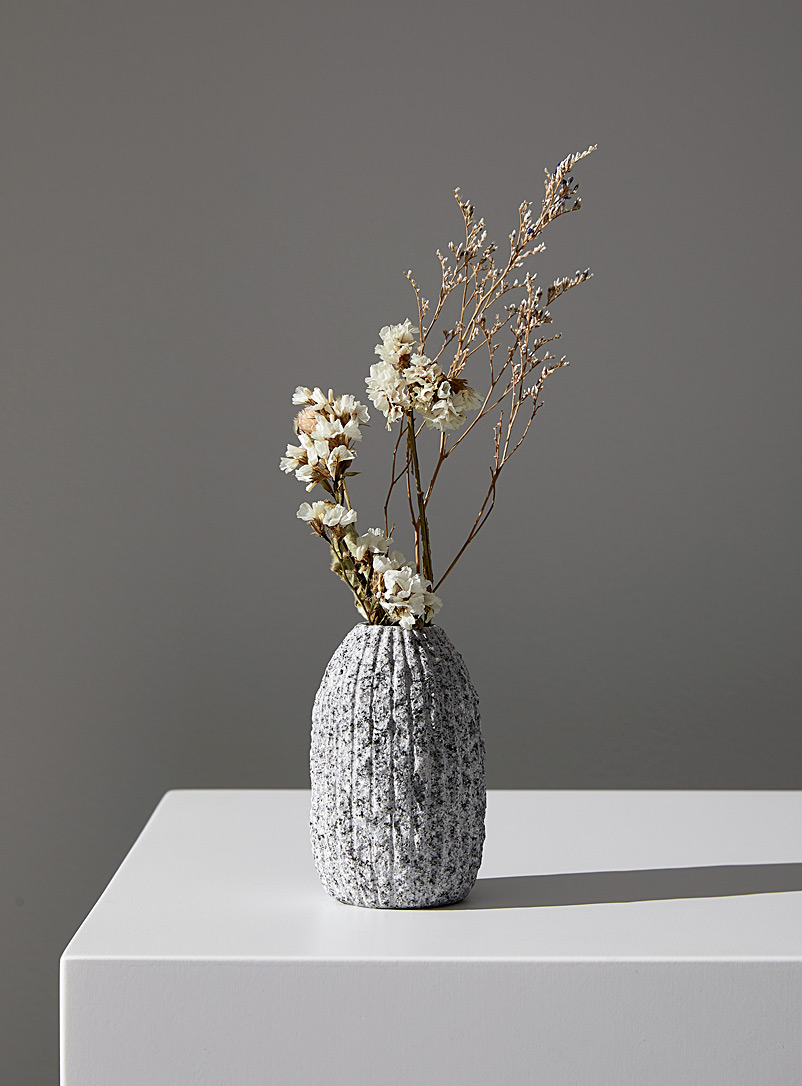 Aji Project Assorted Sabo stone vase for men
