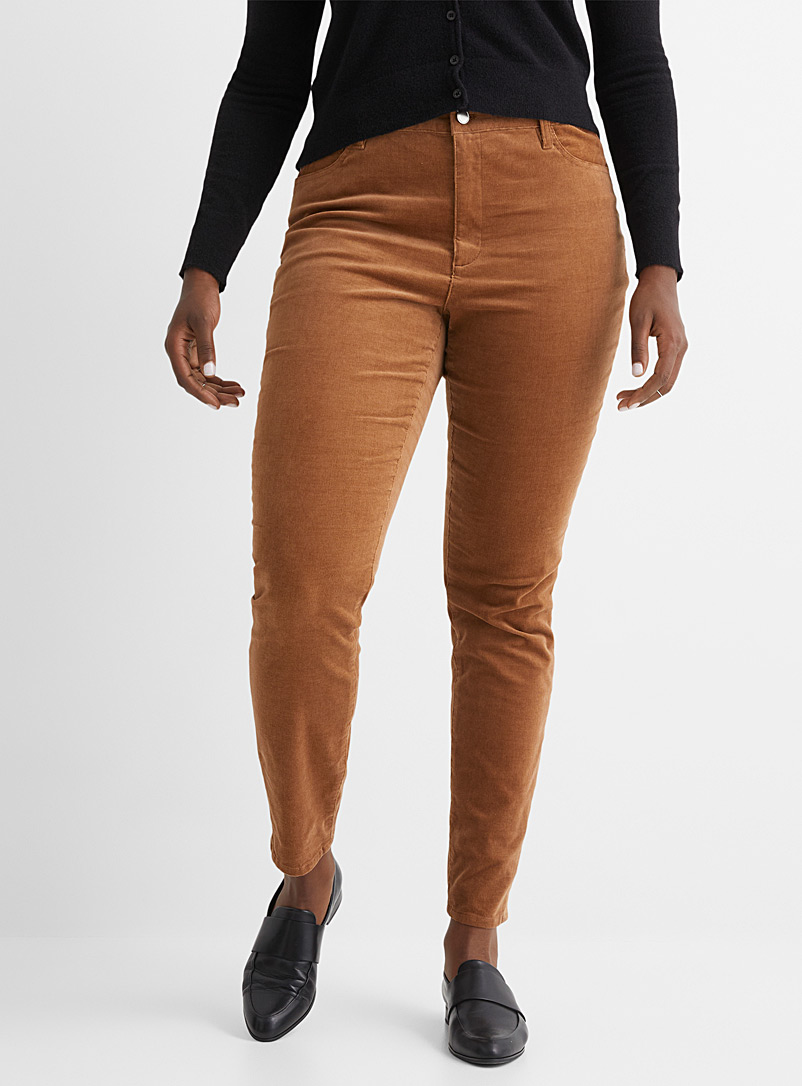 Contemporaine Honey Corduroy tapered pant for women