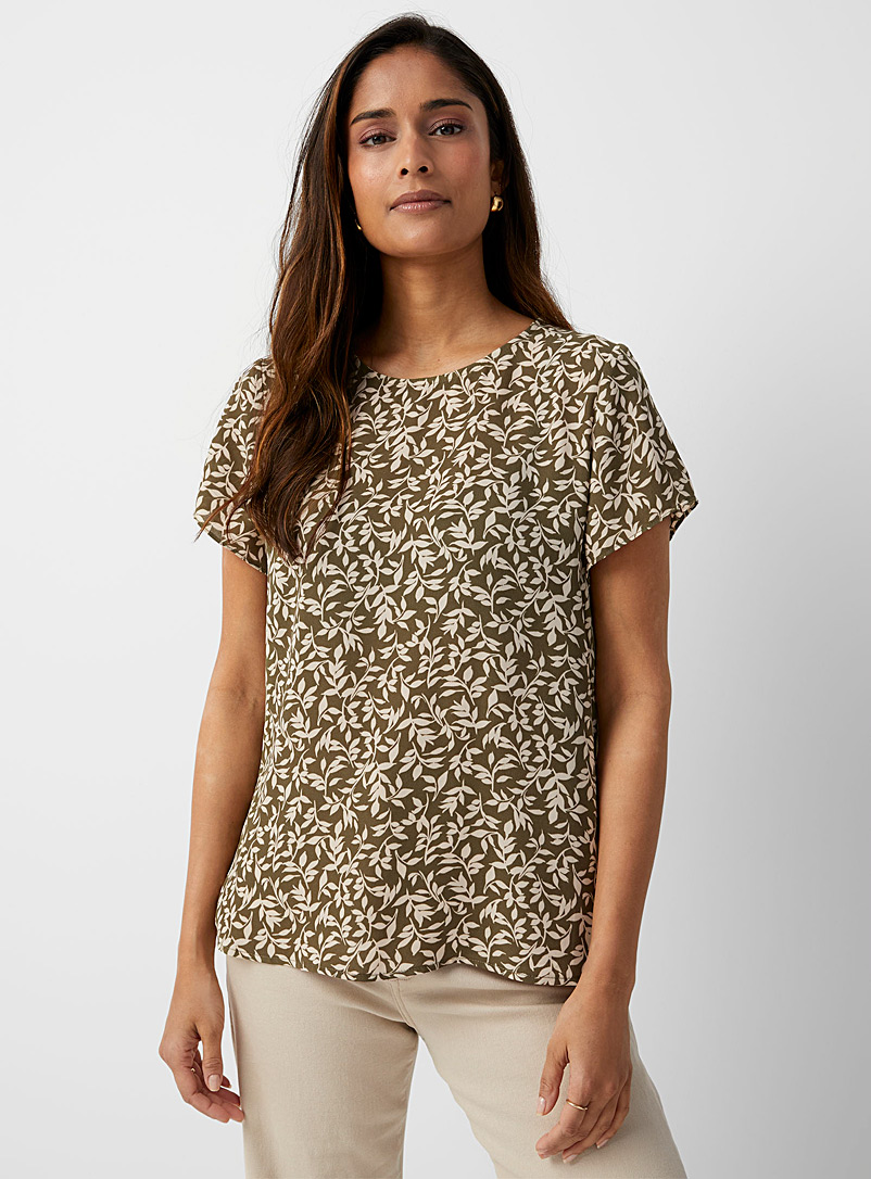 Blouse à imprimé floral bleu - Louisa Blouse à imprimé floral bleu - Louisa