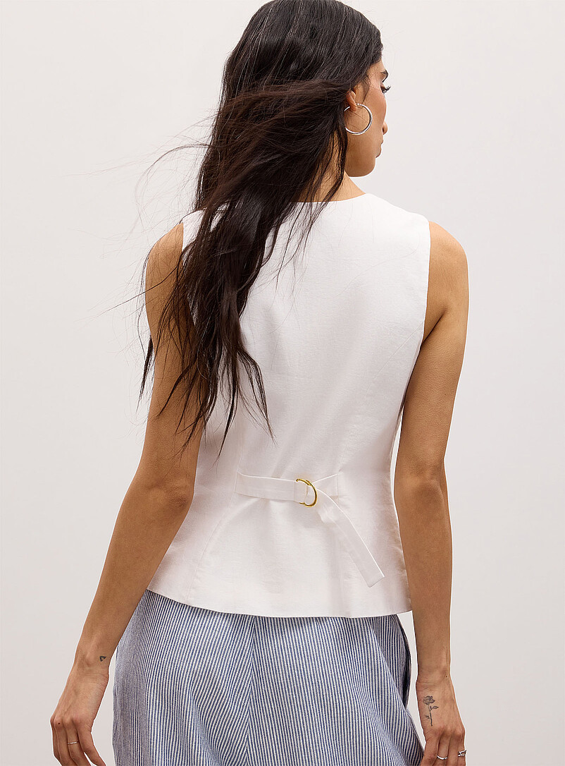 Veste Femme Sticky Fingers Signature En Lin Mélangé - Taille 16 - Rose - Très Bon état
