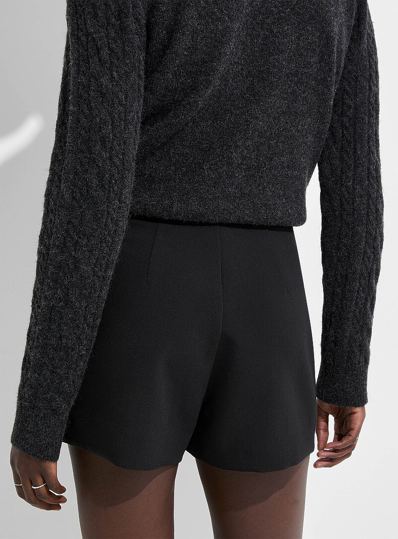 Thick crepe wrap skort product image 3