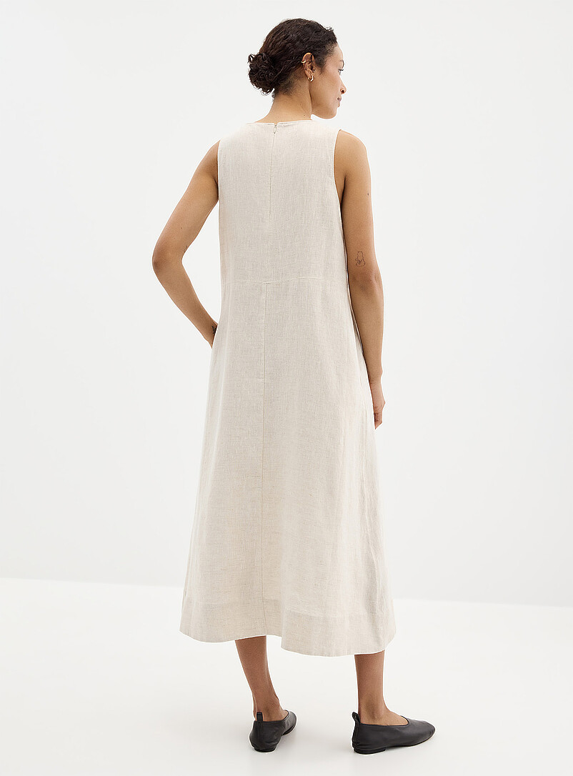 Pure linen trapeze maxi dress product image 2