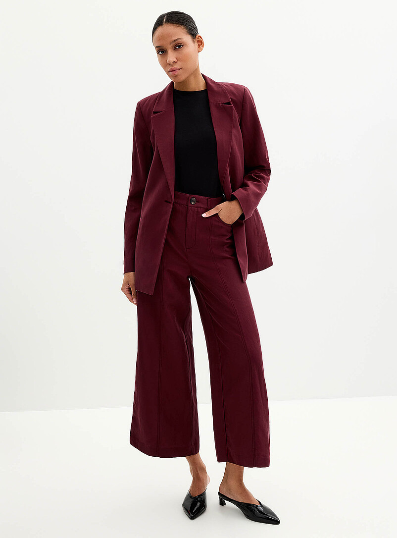 Lyocell-linen relaxed fit blazer product image 2