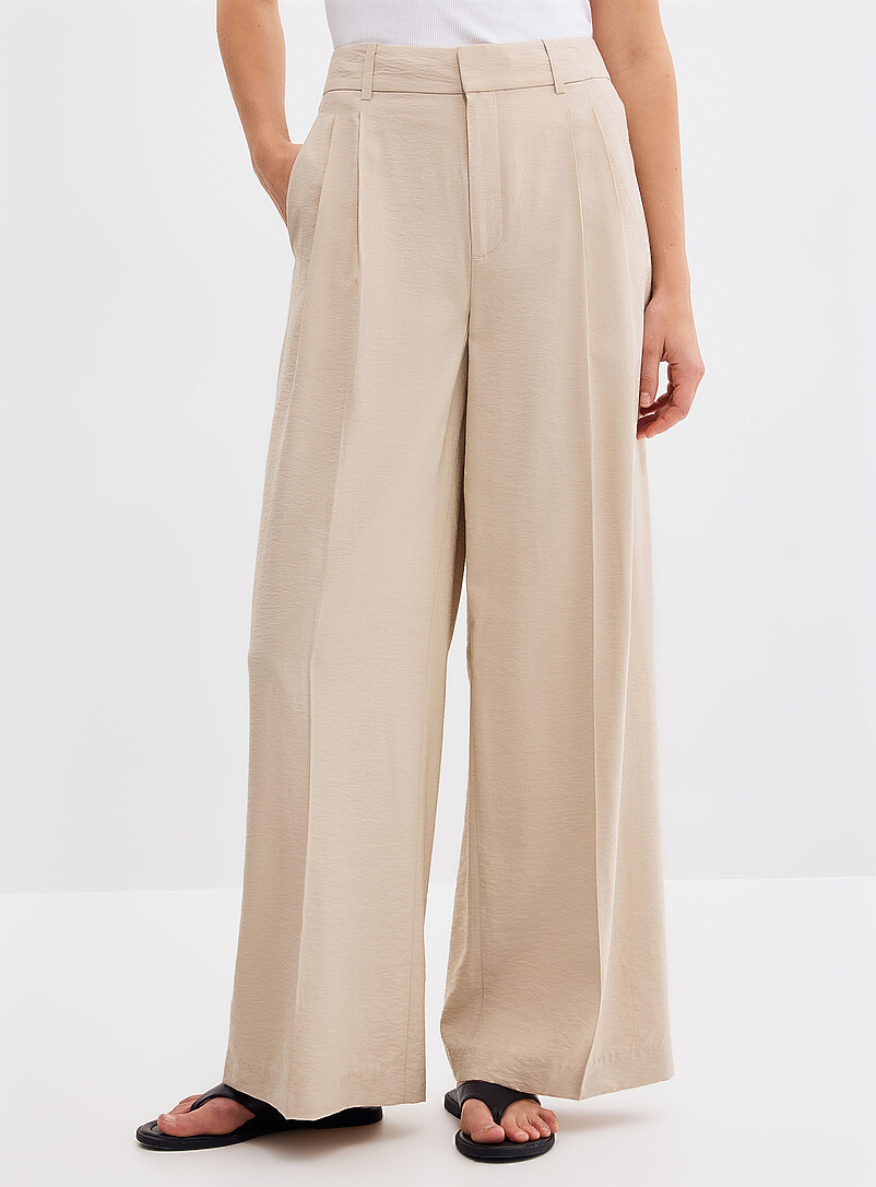 Flowy hammered pant Fit: Wide leg, high rise product image 2