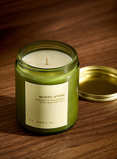 Mossy stone scented candle