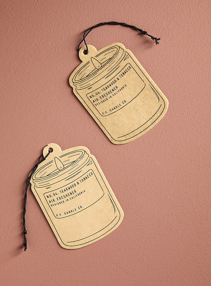 Teakwood and Tobacco car freshener Set of 2 product image (primary)