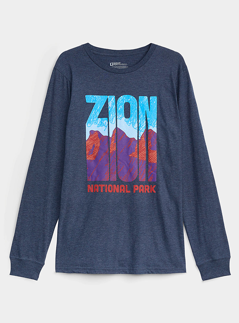 Twik Marine Blue Zion park T-shirt for women