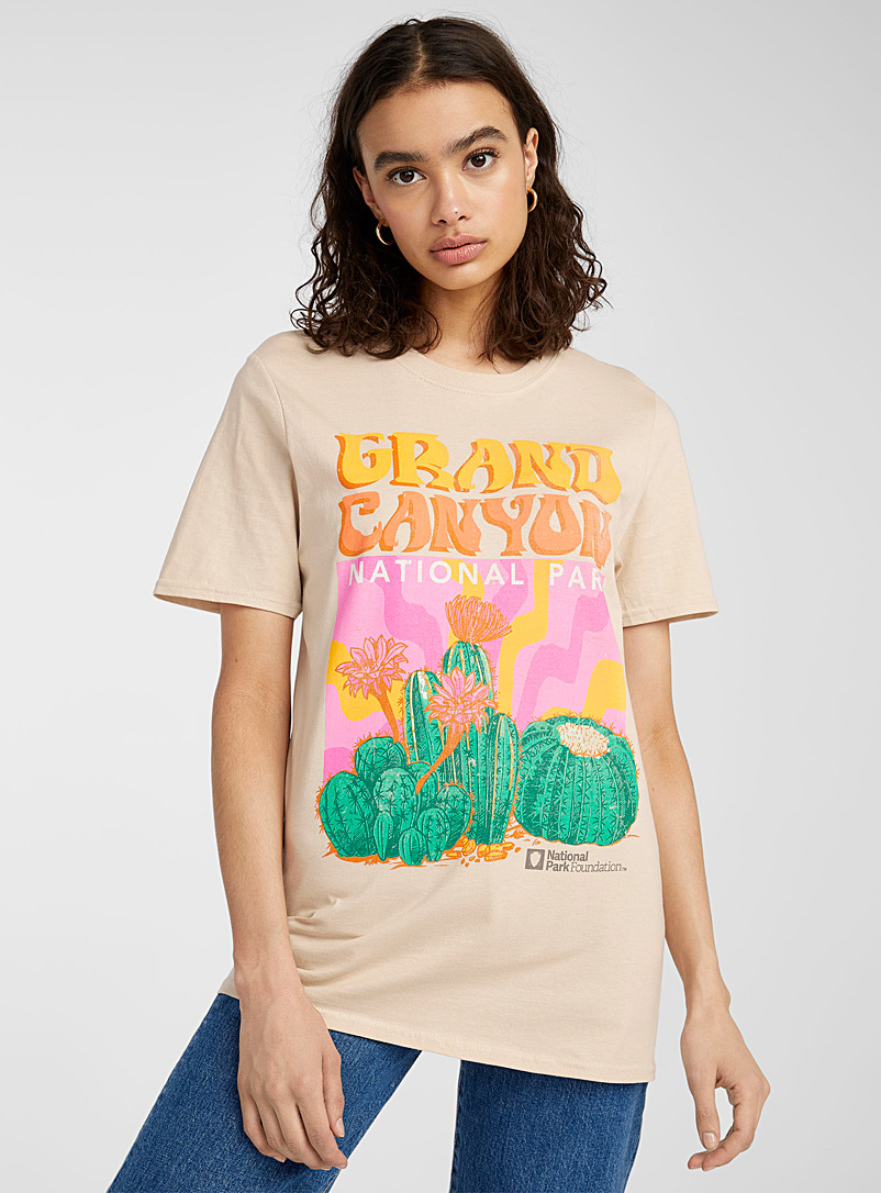 Twik: Le t-shirt Grand Canyon Sable pour femme