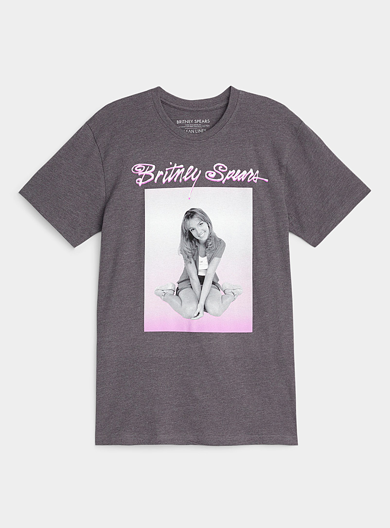 Twik: Le t-shirt Britney Spears Charbon pour femme