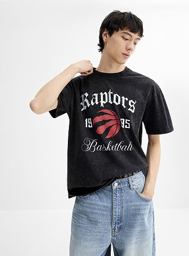Djab Charcoal 1995 Raptors T-shirt for men