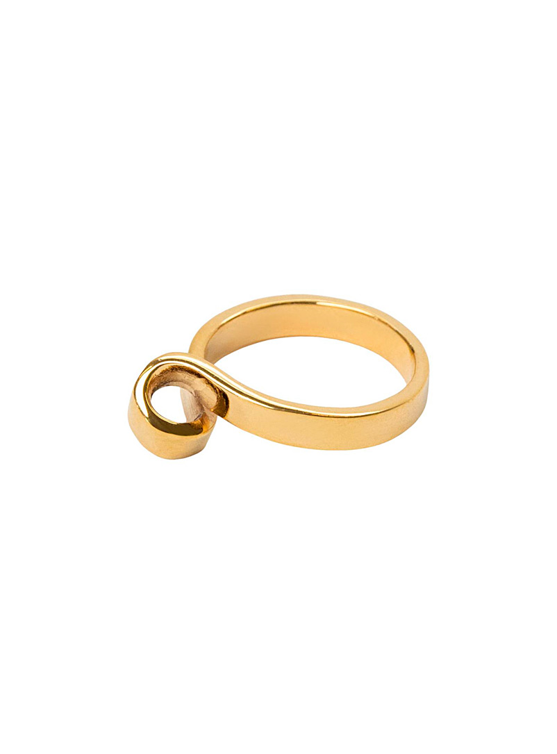 Obakki Gold Upcycled golden knot ring for error