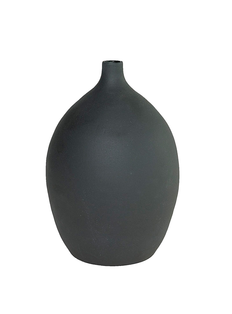 Obakki: Le vase Amphora Petit Noir pour femme