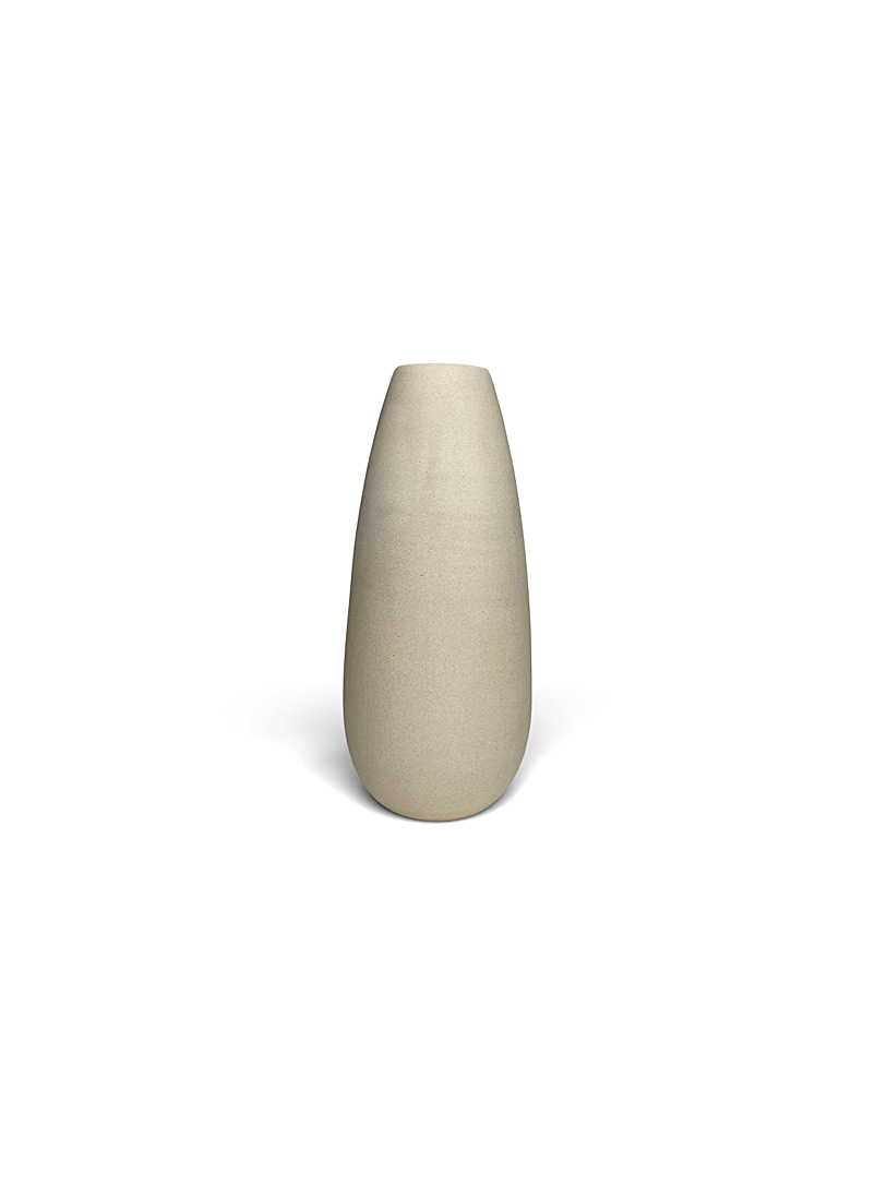 Obakki Ivory White Gota vase Small for women