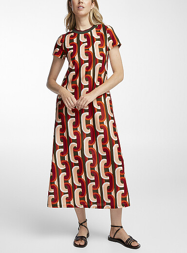 Sporty Swing Prometheus Pale Pink dress | La DoubleJ | Patterned | Simons