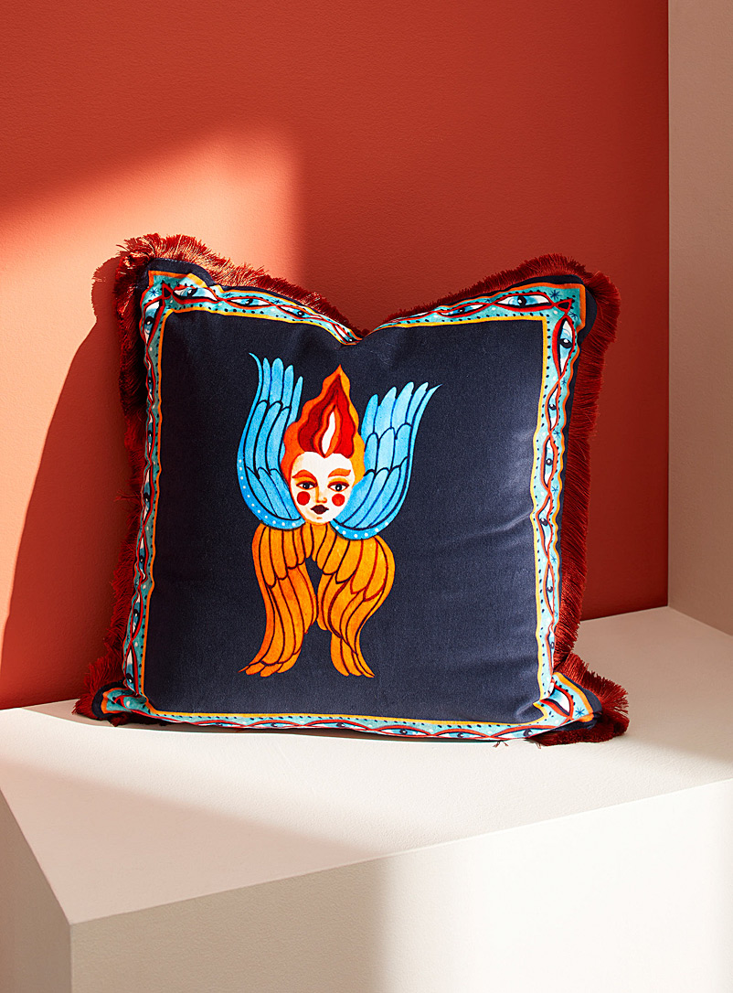 La DoubleJ Assorted Feminine energy velvet cushion for women