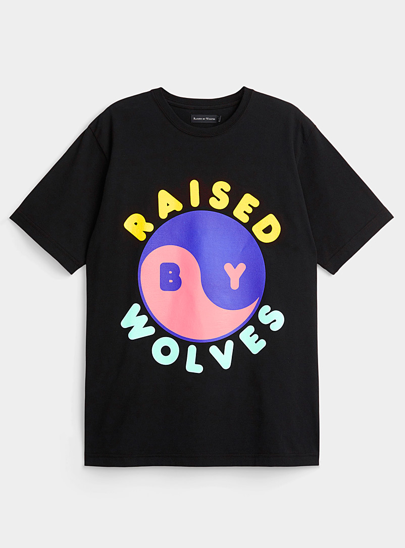 Yin and yang T-shirt | Raised by Wolves | Shop Men's Logo Tees ...