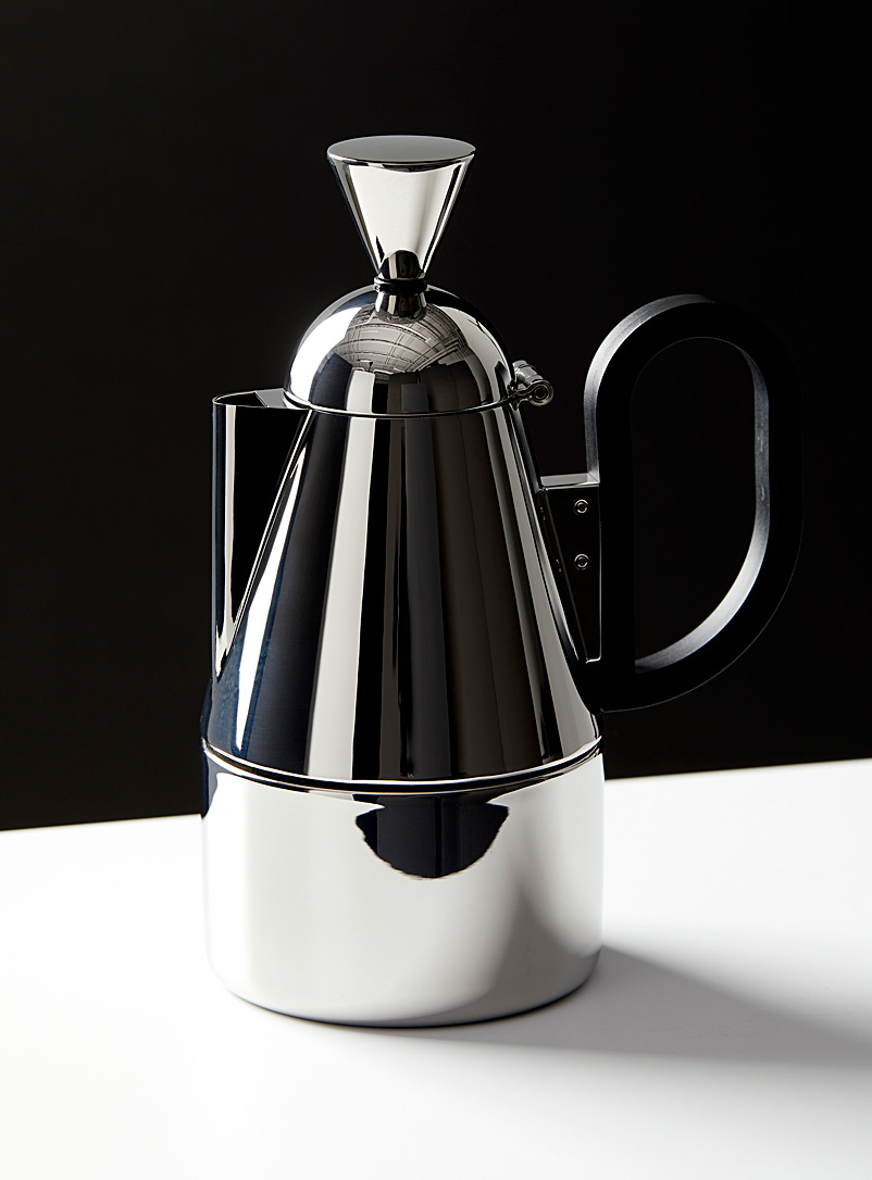 Tom Dixon Silver Brew stove top coffee maker for men