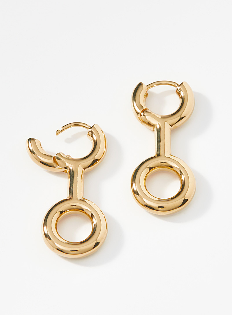 Charlotte Chesnais Assorted Binary vermeil earrings for women