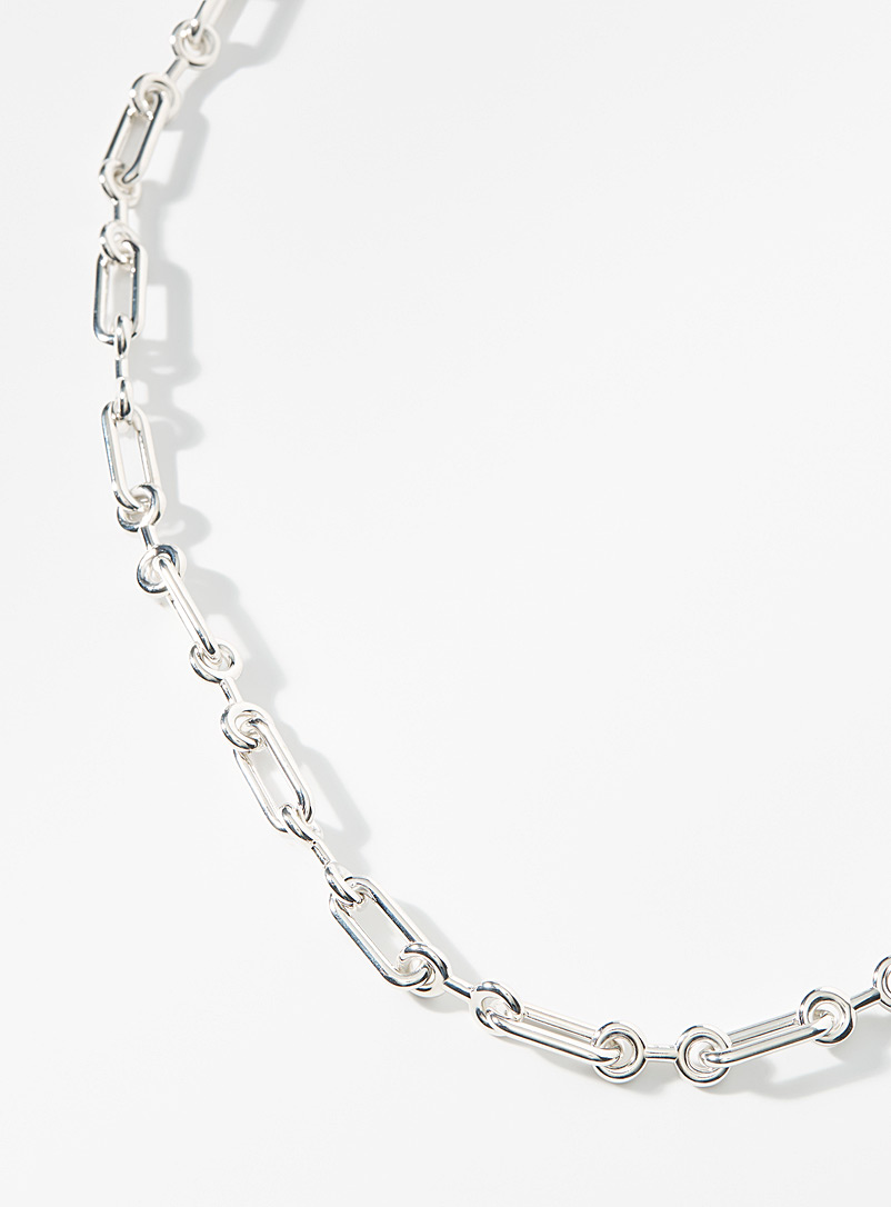Charlotte Chesnais Silver Binary silver necklace for women