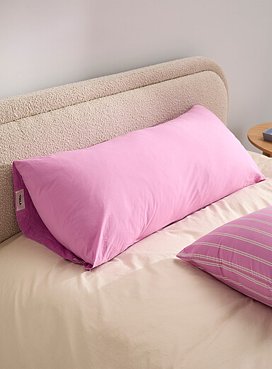 Tekla Blue Solid pure organic cotton percale pillow sham See available sizes