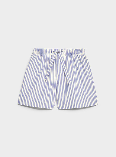 Le short pyjama popeline ray&eacute;
