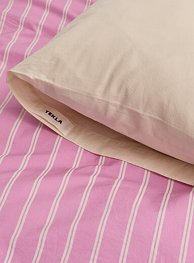 Solid pure organic cotton percale pillow sham See available sizes