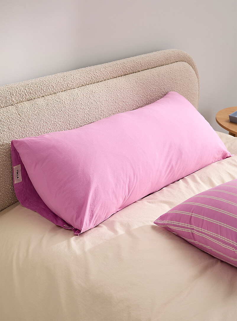 Solid pure organic cotton percale pillow sham See available sizes product image (primary)
