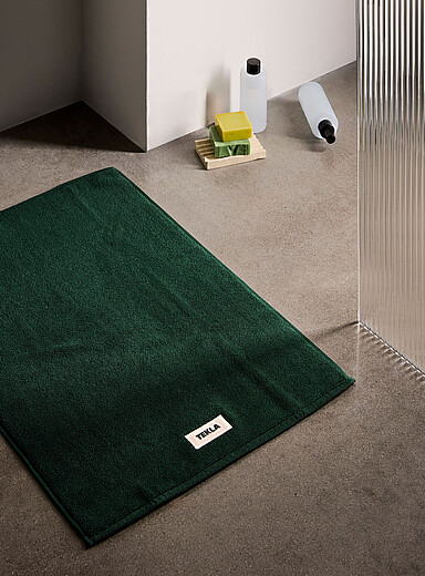 Organic cotton plain bathmat 50 x 70 cm