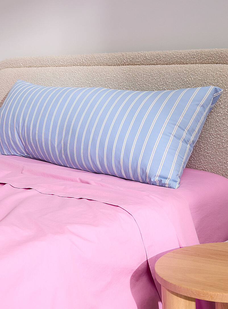 Striped Pure Organic Cotton Percale Pillow Sham See Available Sizes