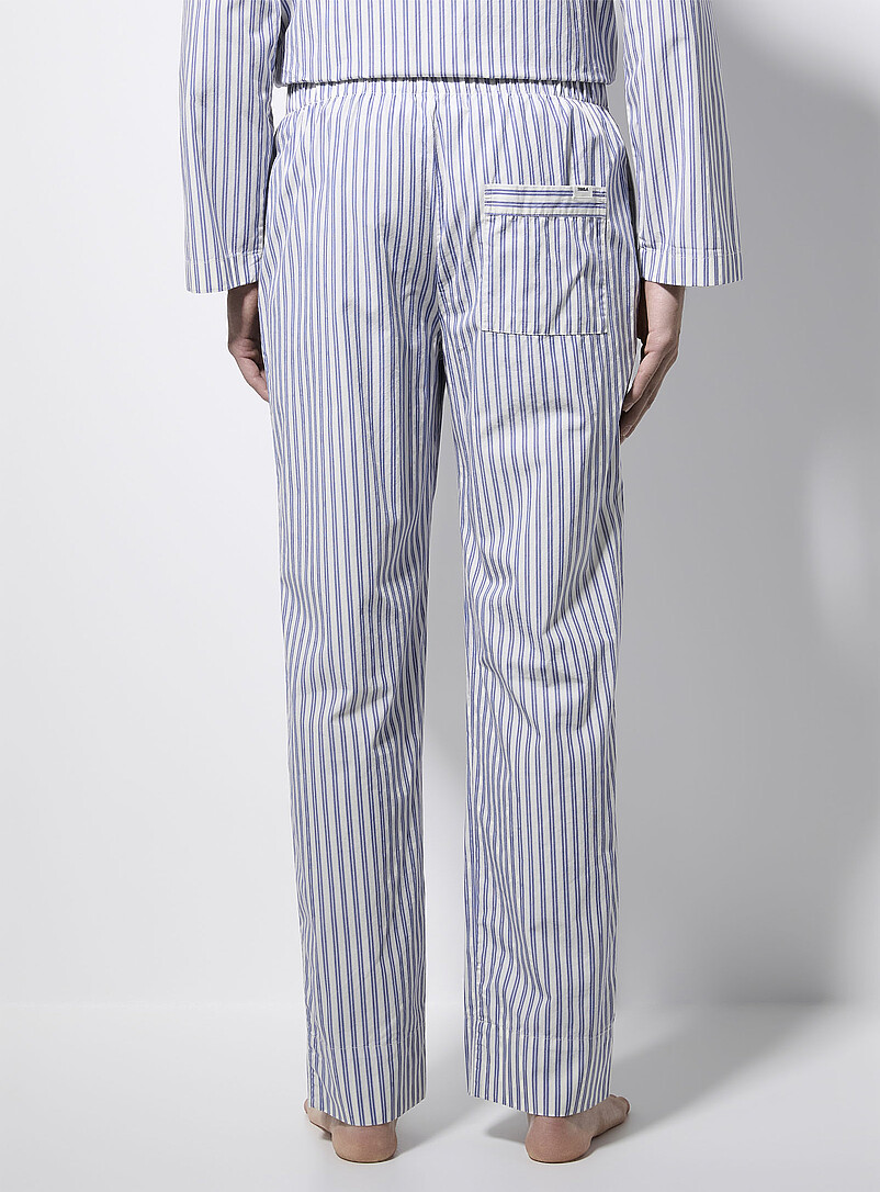 Striped organic cotton poplin pyjama pant product image 3