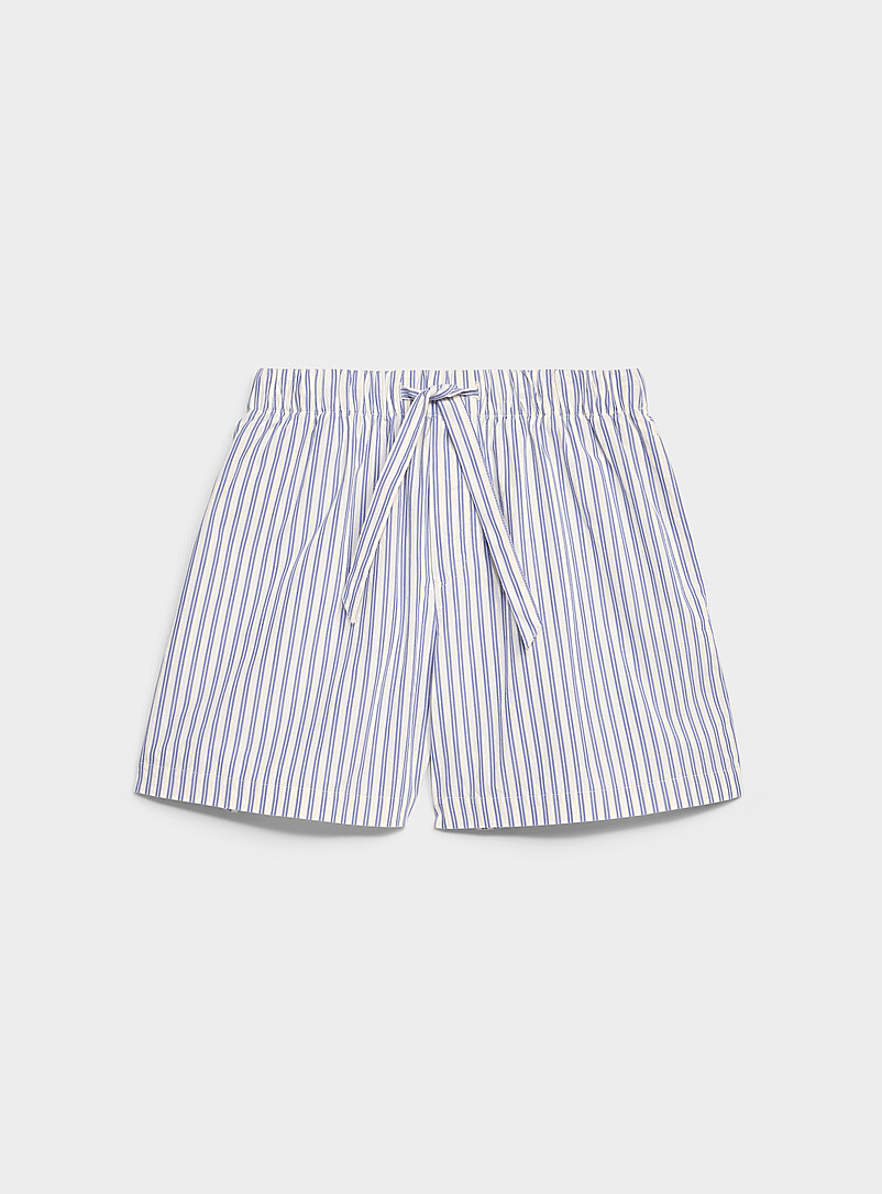 Striped Poplin Pyjama Short
