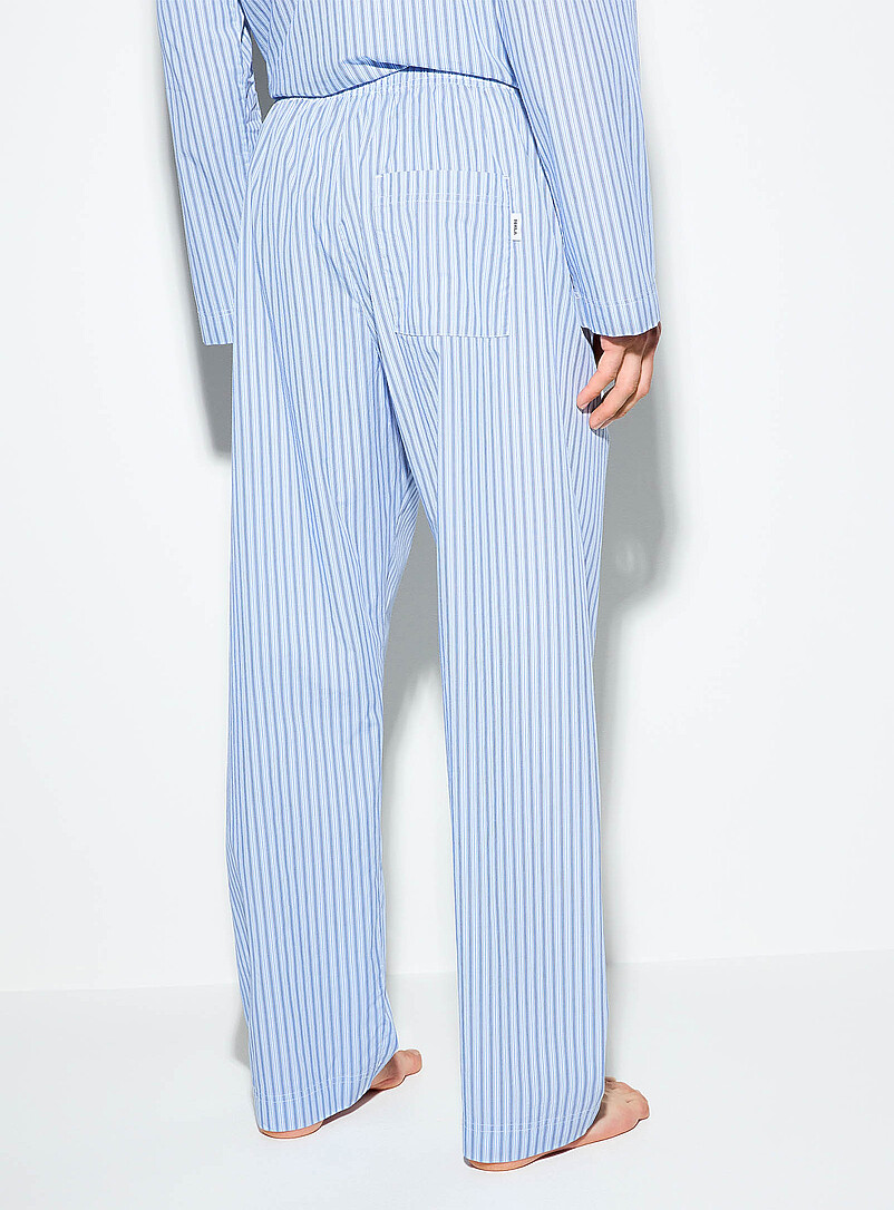 Hessel pinstriped poplin pyjama pant product image 3