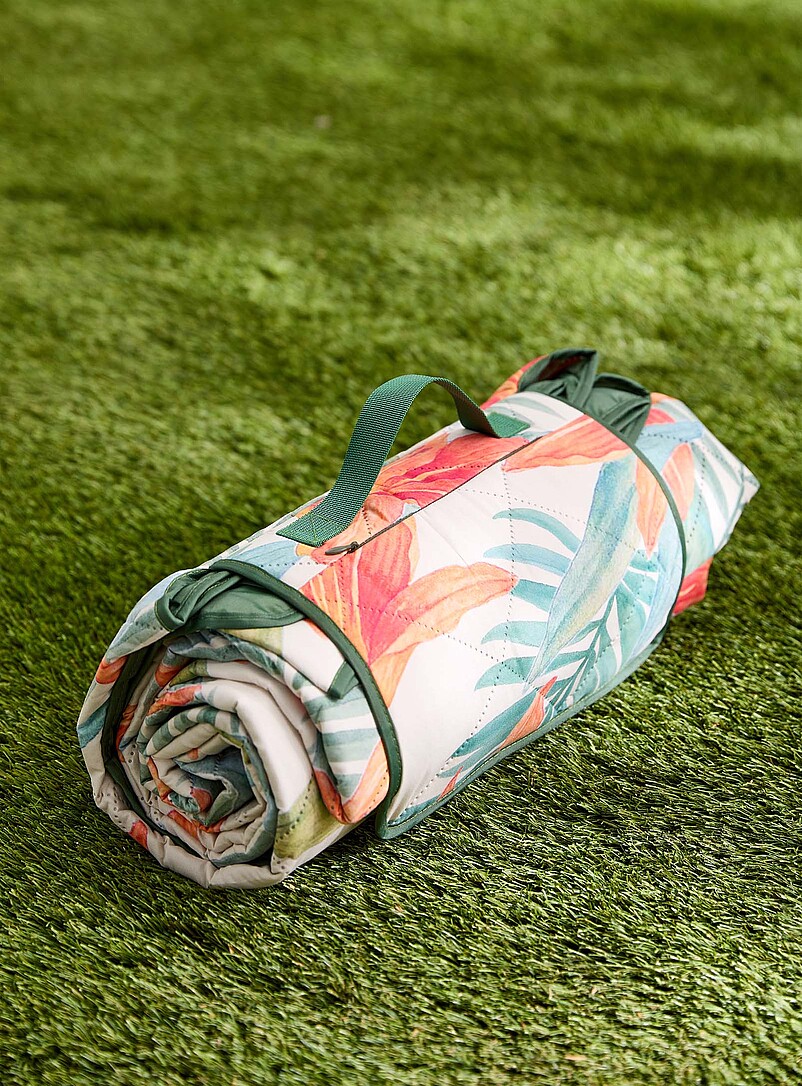 Hibiscus flowers picnic blanket 140 x 200 cm Live Outside