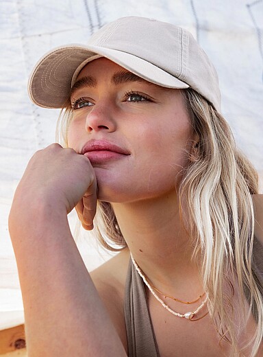 Solid baseball cap