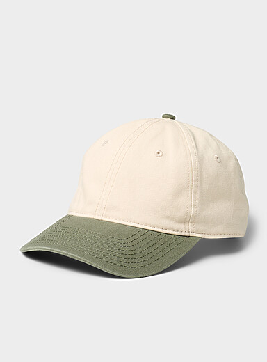 Le 31: La casquette dad blocs de couleur Vert fonc&eacute; - Mousse pour homme