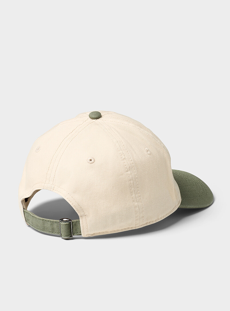 Le 31 Black Colour-block dad cap for men