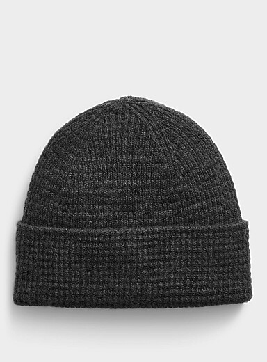 La tuque tricot gaufr&eacute;