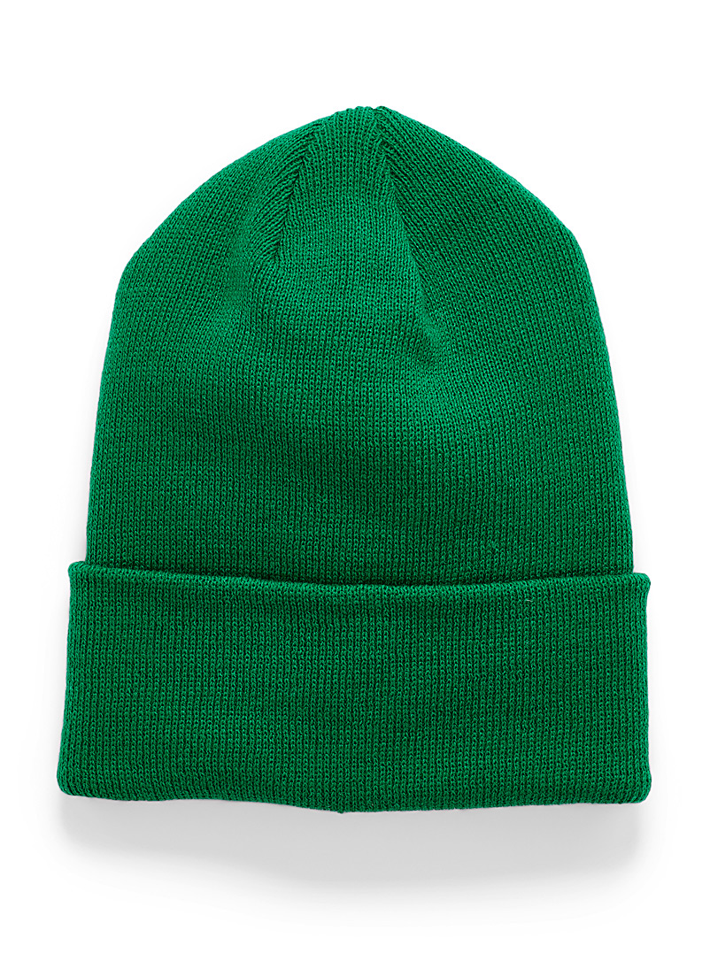 Simons Kelly Green Essential tuque for women