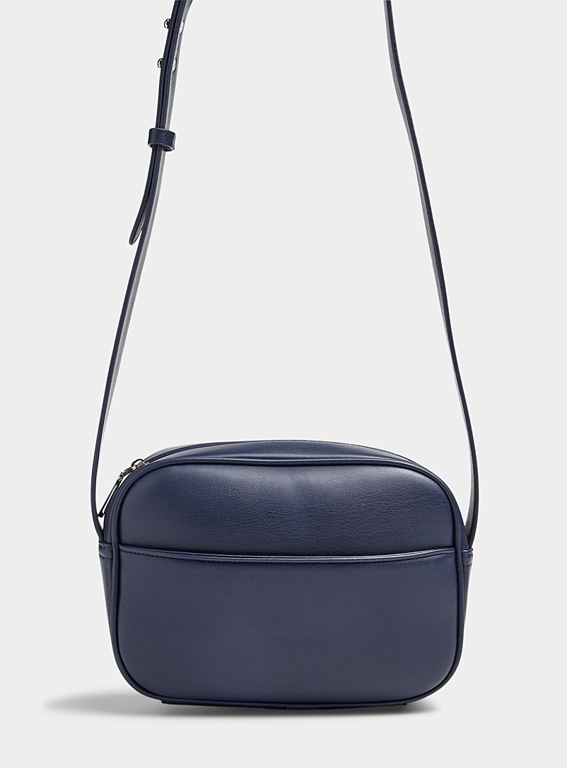 Simons Marine Blue Small recycled camera bag for women