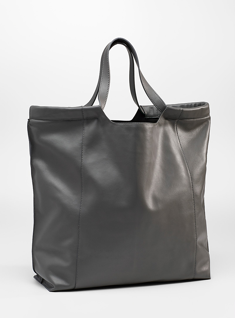 Arron Dark Grey Modern rectangular bag for women