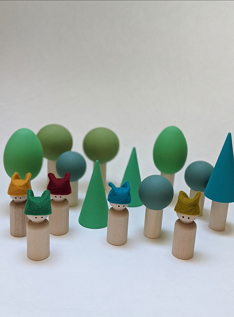 Woodpeckers Toys: L'ensemble de jeu forêt enchantée Assorti